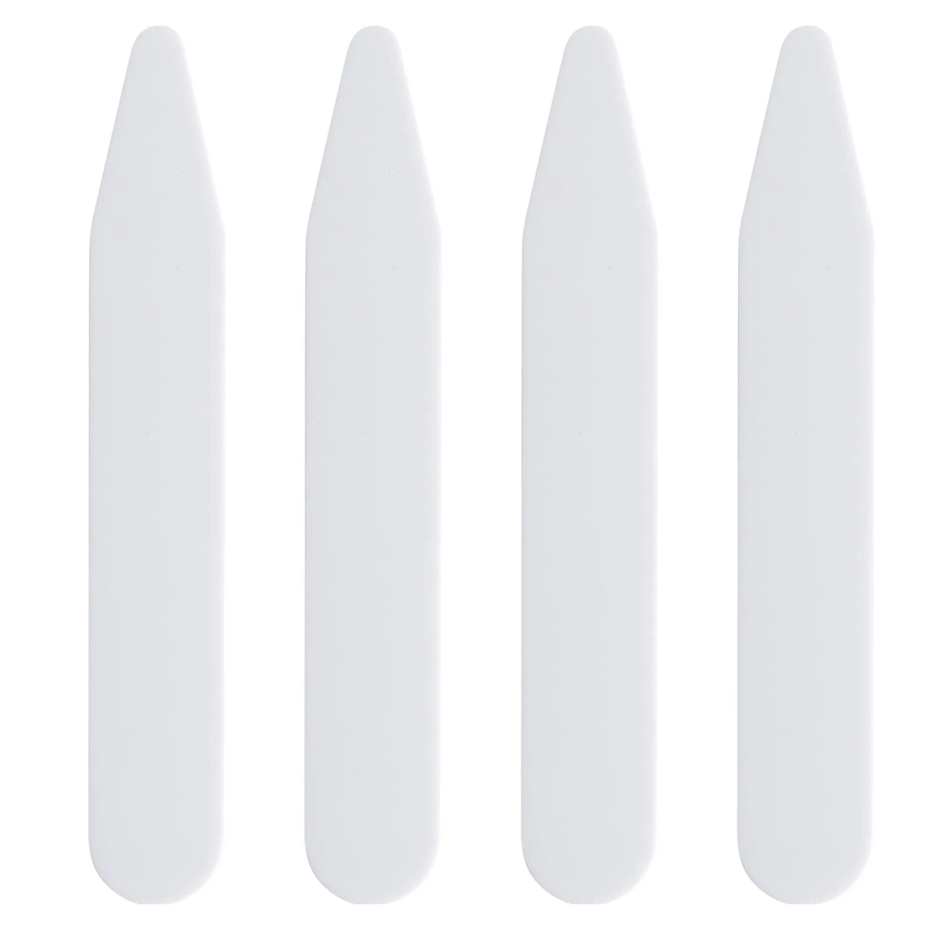 100 Plastic Collar Stays For Men Dress Shirt 2" 2.2" 2.5" 2.7 or 3" inches 2.2"