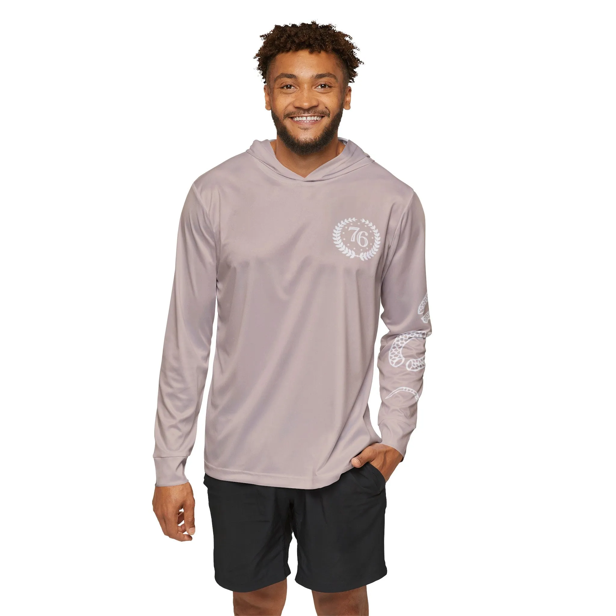 76 Crest Logo Performance Fishing Shirt