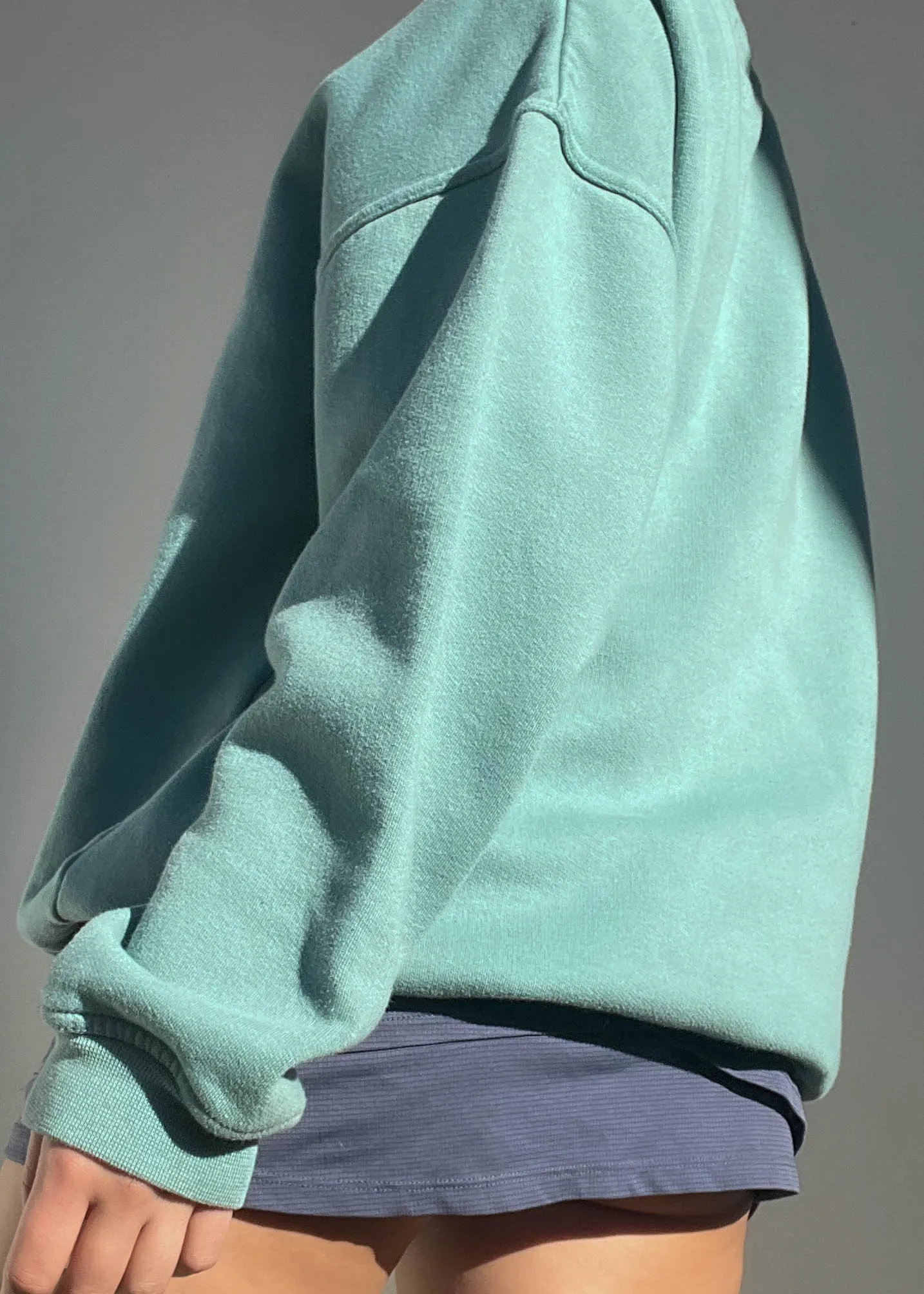 80's Pastel Birdhouse Layered Sweatshirt (L)