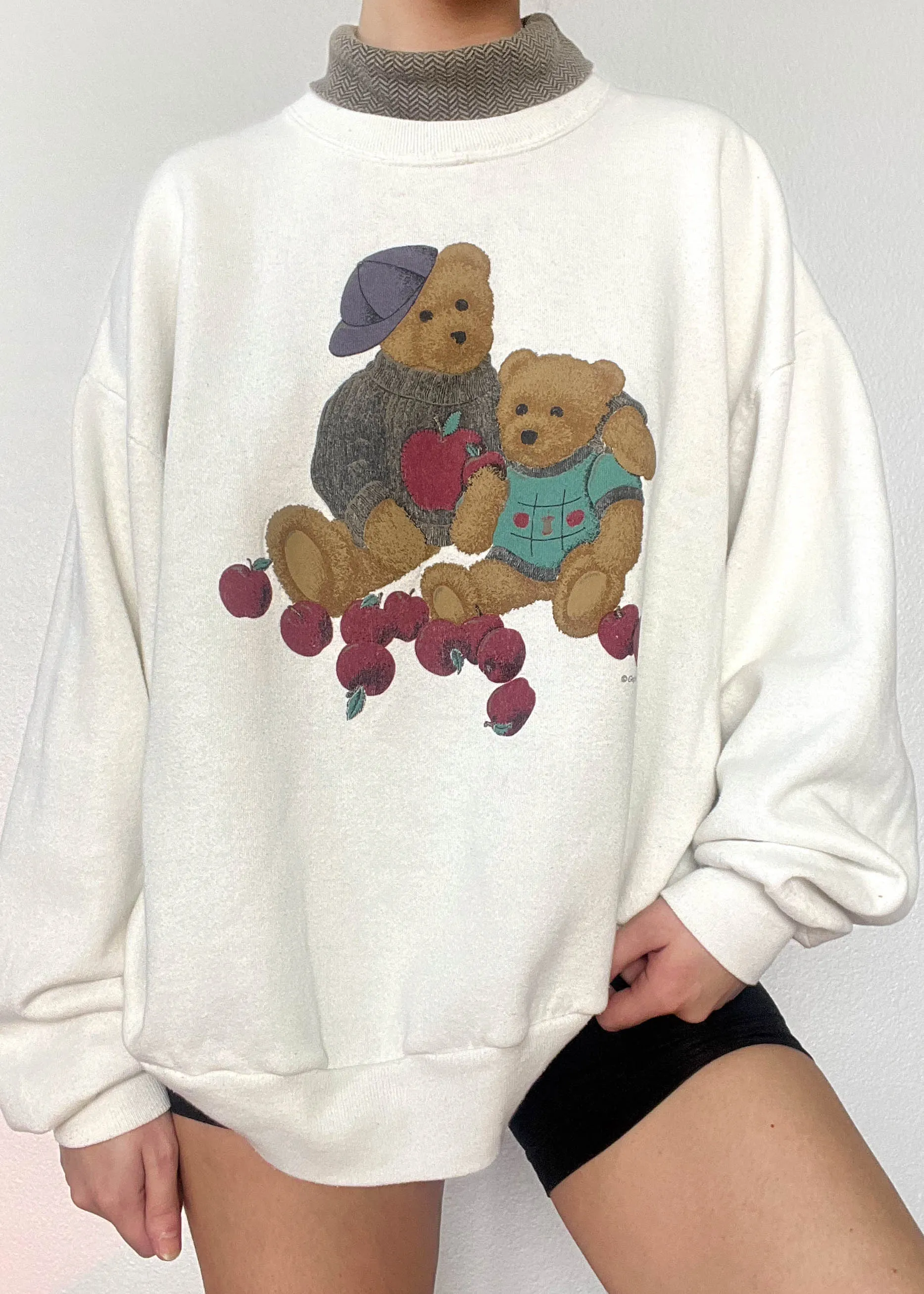 90's Layered Teddy Pullover (XL)