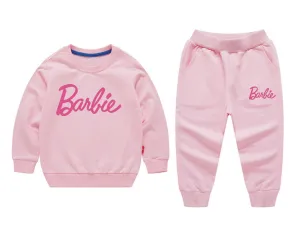 Barbie Girls Sweatshirt and Jogger Pants Set Little Kid to Big Kid