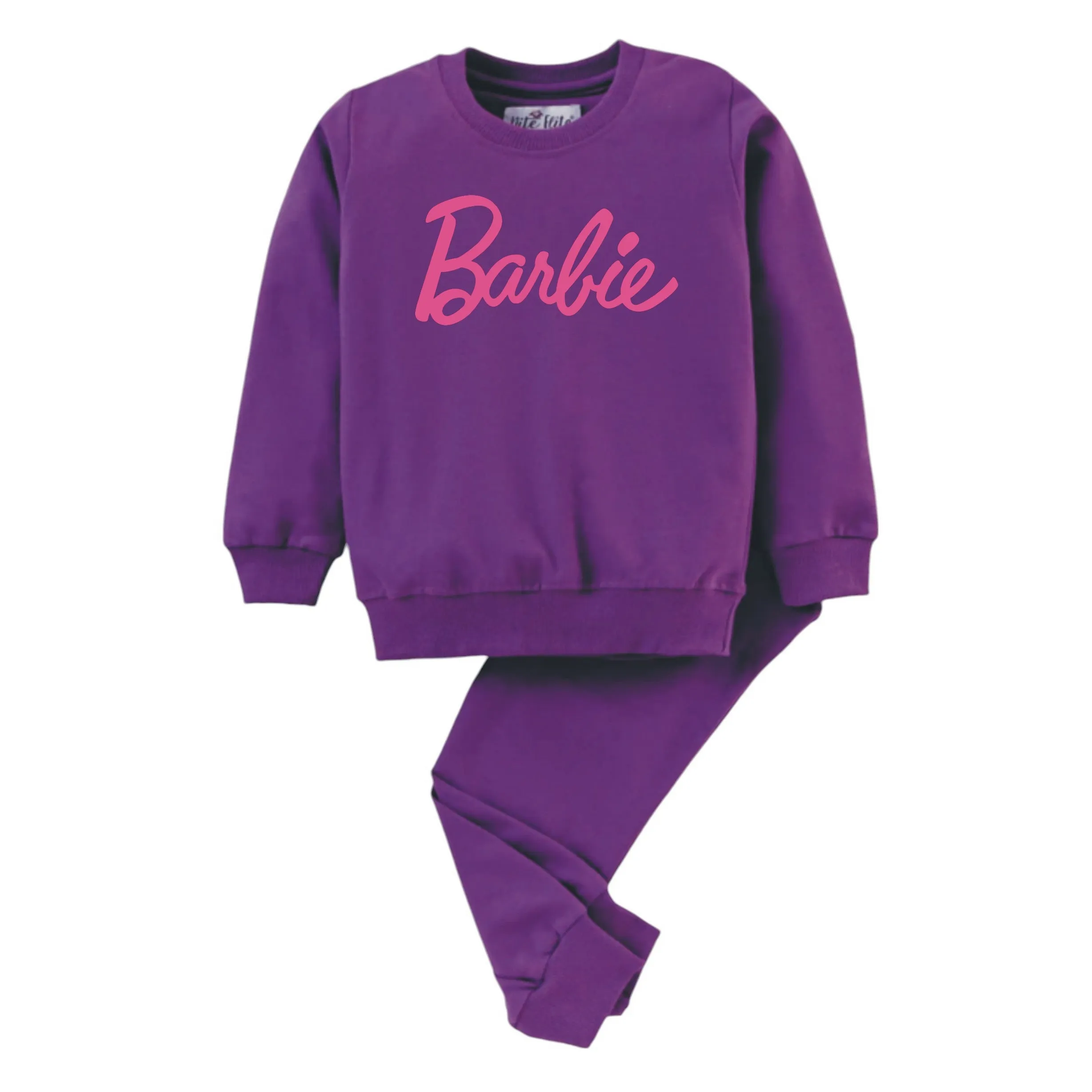 Barbie Girls Sweatshirt and Jogger Pants Set Little Kid to Big Kid