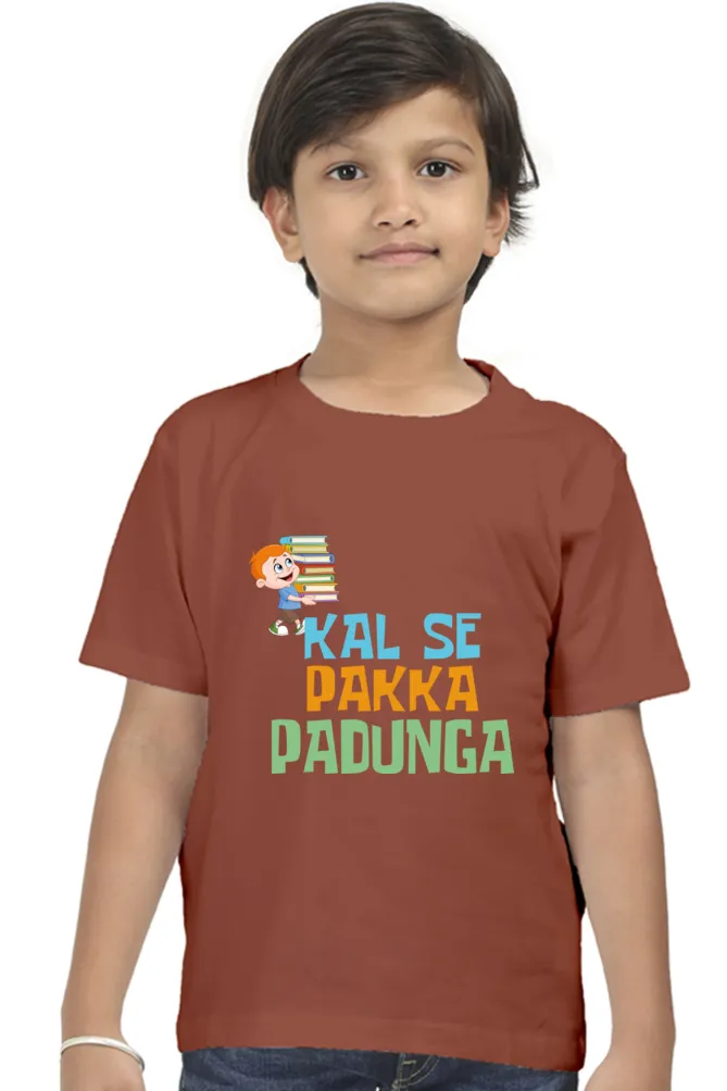 Boy Round Neck Half Sleeve - Kal Se Pakka