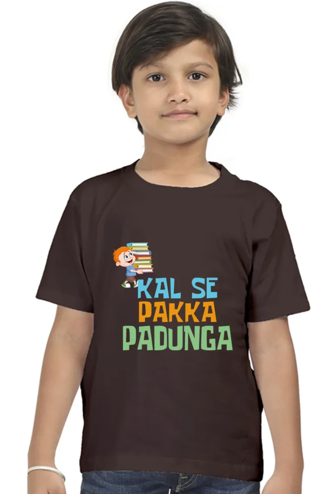 Boy Round Neck Half Sleeve - Kal Se Pakka
