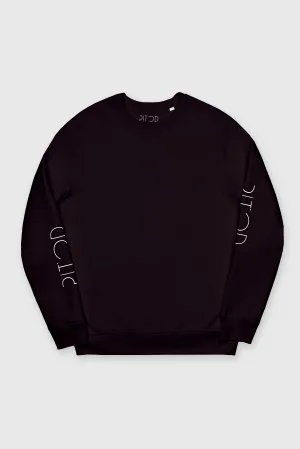 Brown Pitod Sleeve Sweatshirt