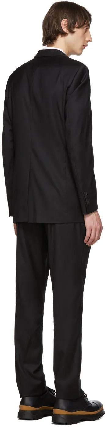Burberry Black Wool Classic Suit