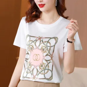 Casual Printed Short Sleeve T-Shirt