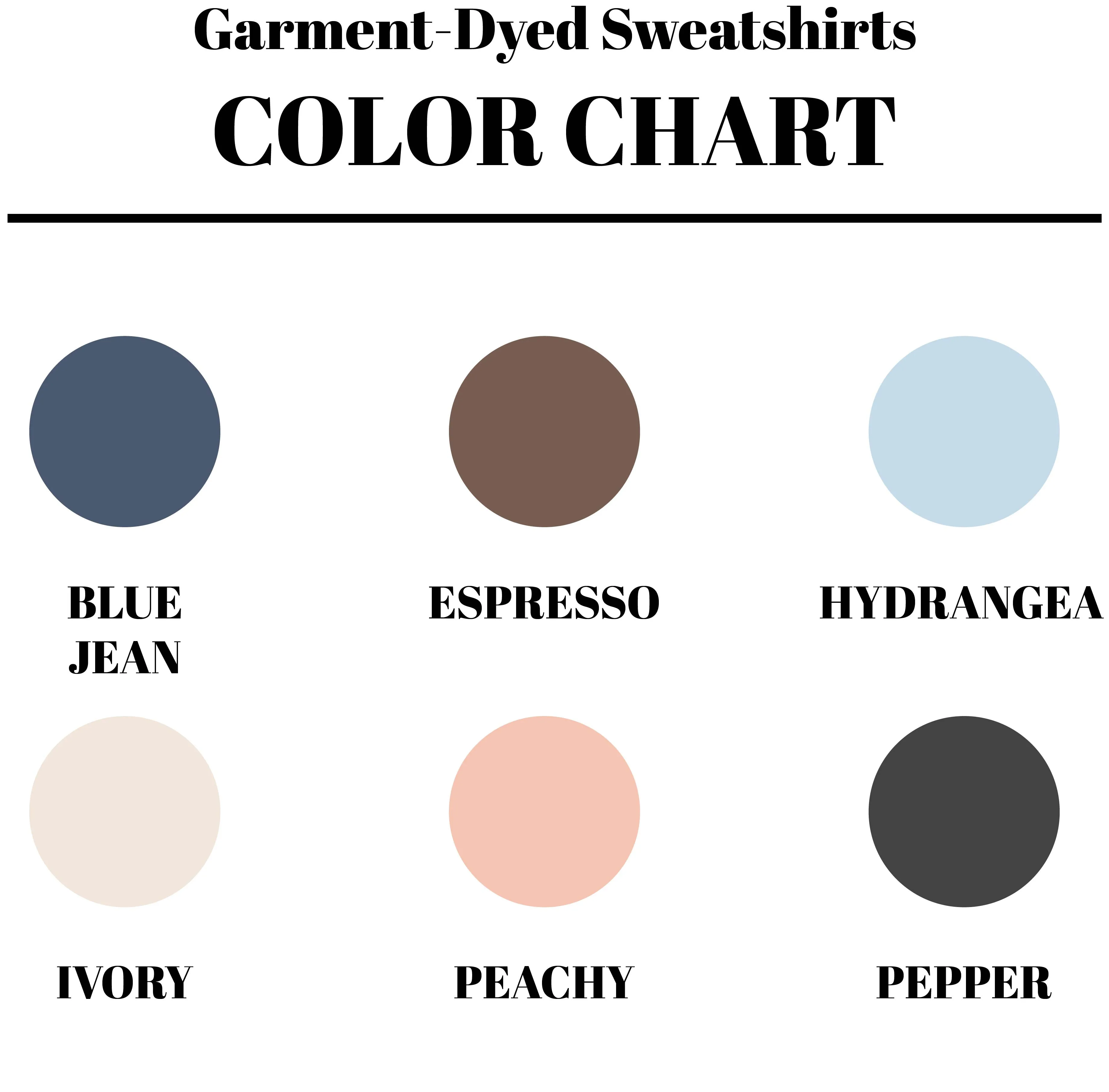 Cursive Fall Layered | Lightweight Garment Dyed Sweatshirt