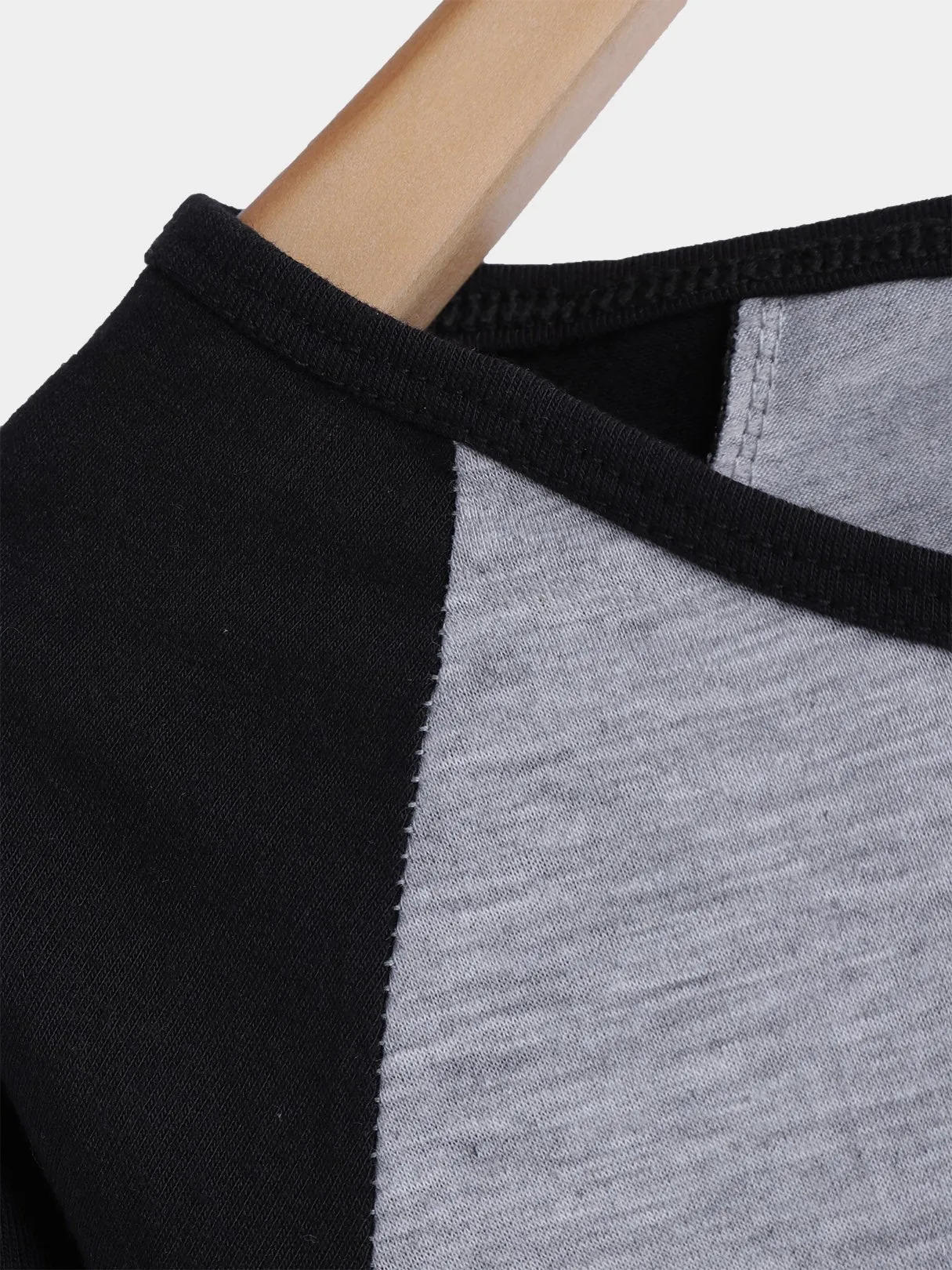 Custom Crew Neck Plain 3/4 Sleeve T-Shirts