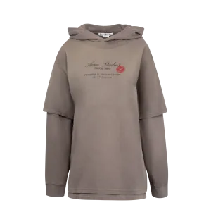 DOUBLE LAYERED HOODIE (WOMENS)