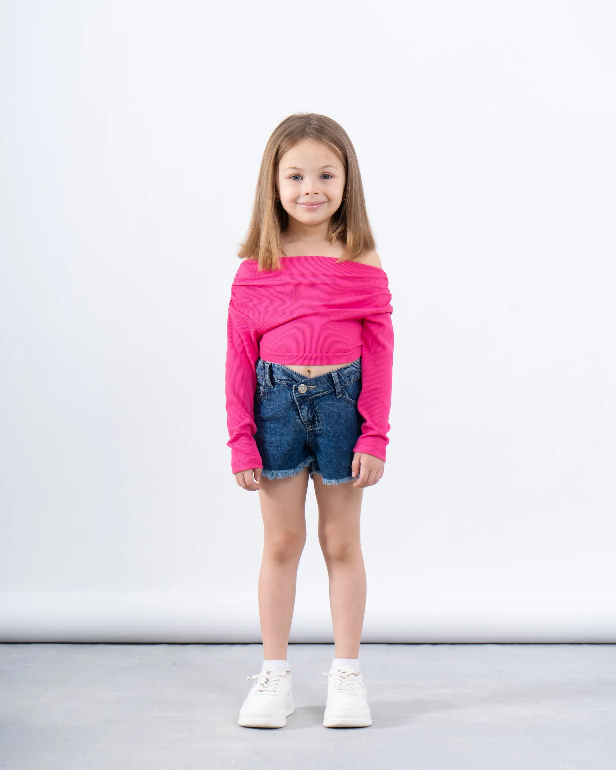 Draped Off-Shoulder Top