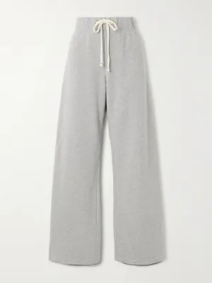 Eazy cotton-jersey track pants