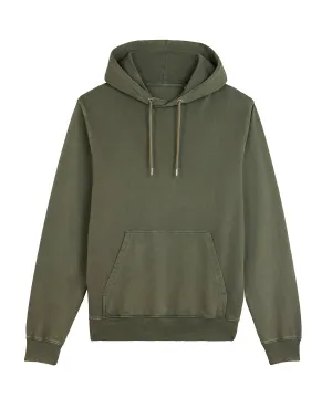 Garment Dyed Khaki - Unisex Archer vintage hoodie sweatshirt (STSU040)
