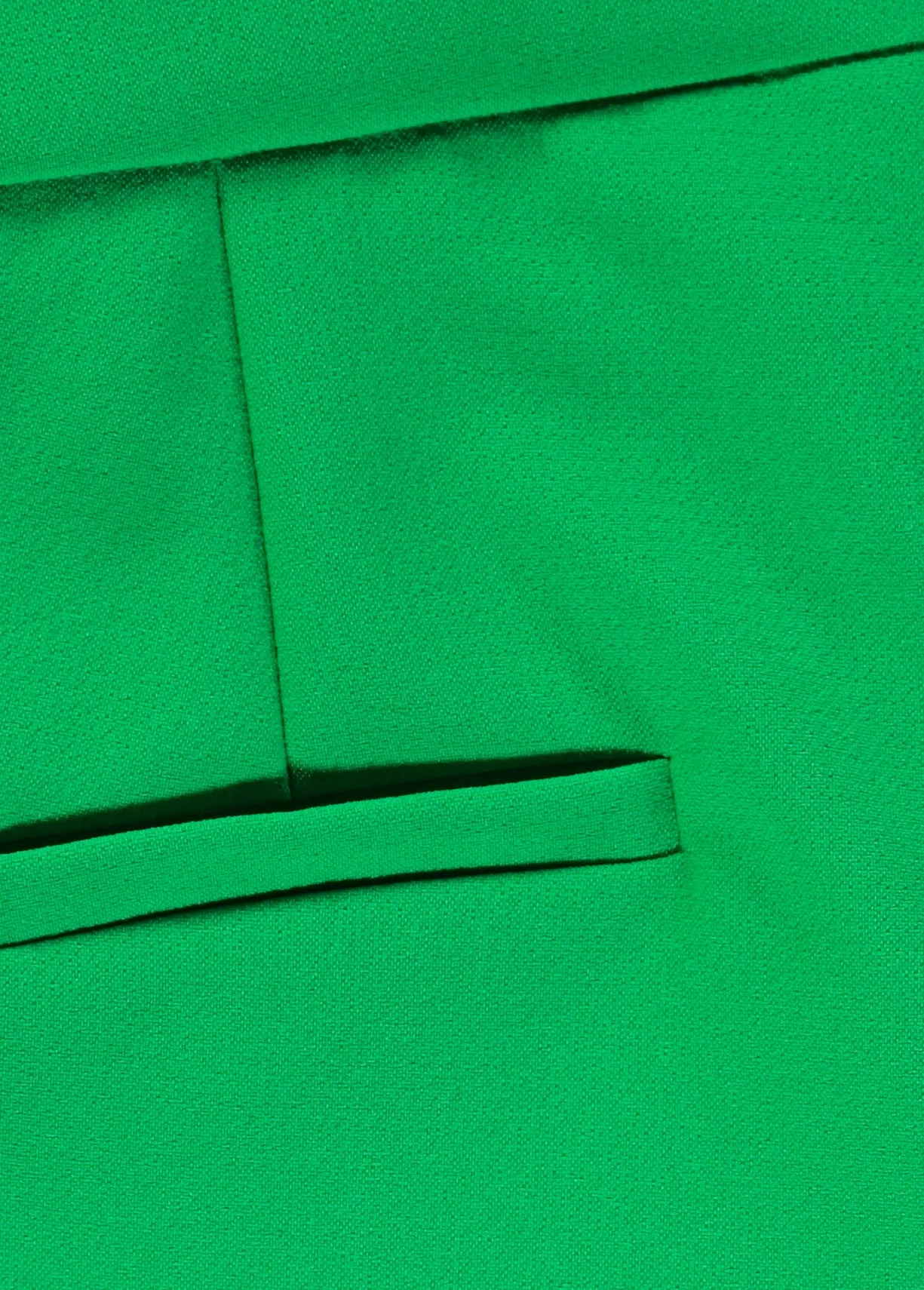 Green classic trousers