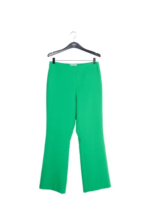 Green classic trousers