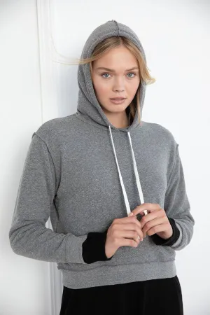 Heather Grey Relaxed Hoodie