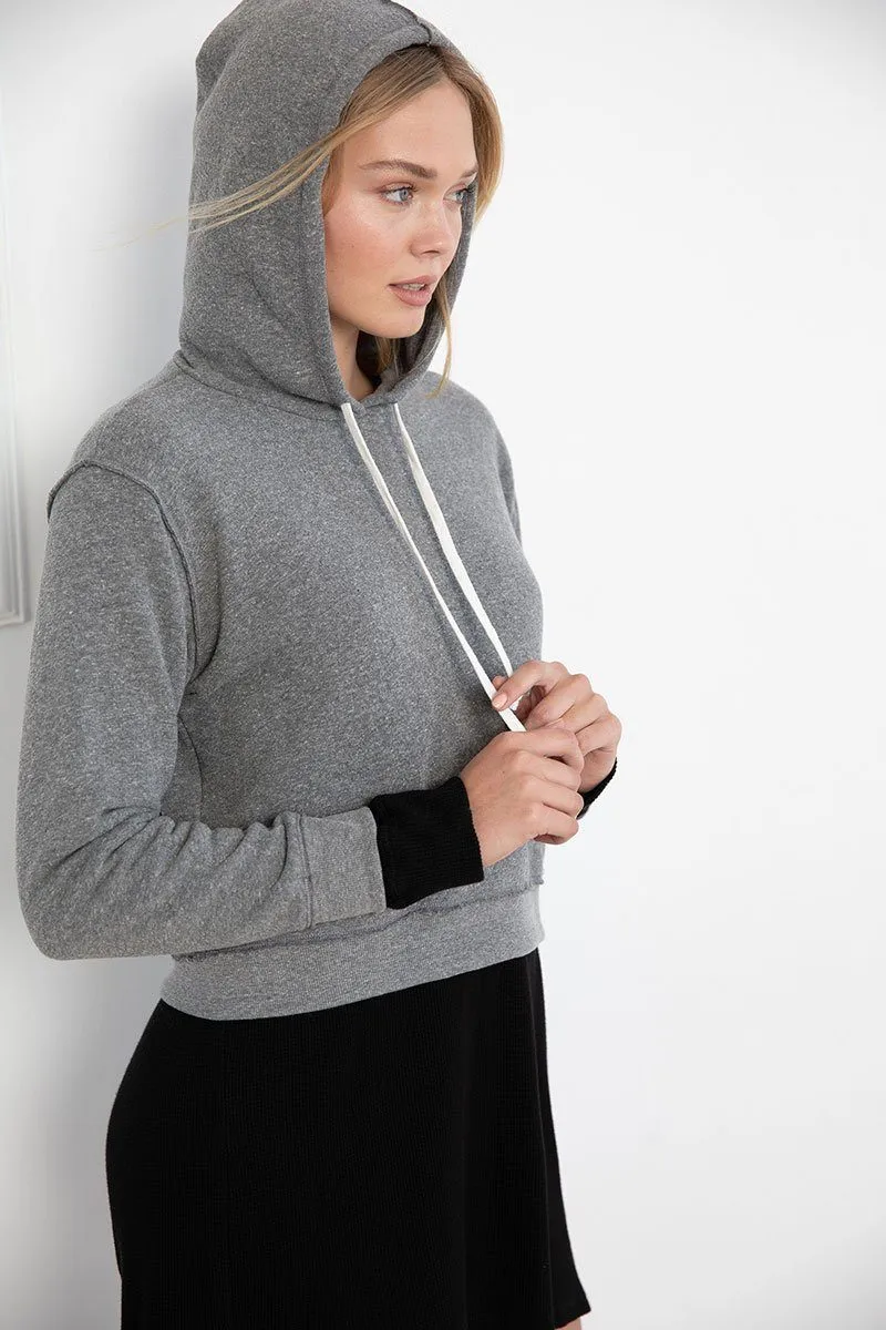 Heather Grey Relaxed Hoodie