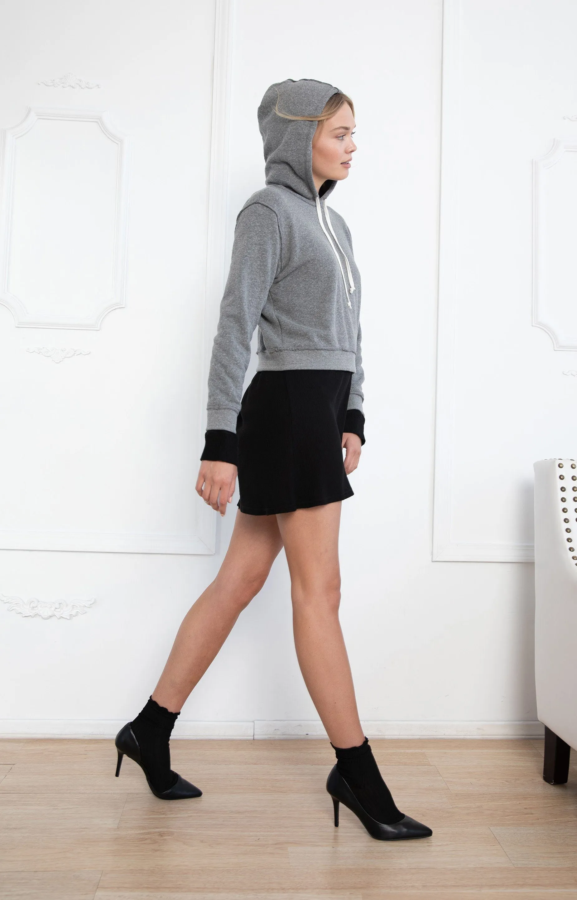 Heather Grey Relaxed Hoodie