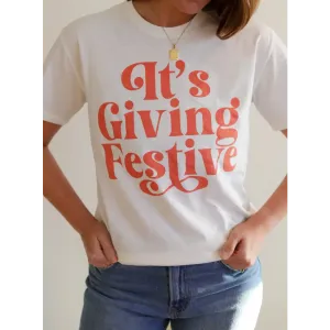 It's Giving Festive Unisex T-shirt