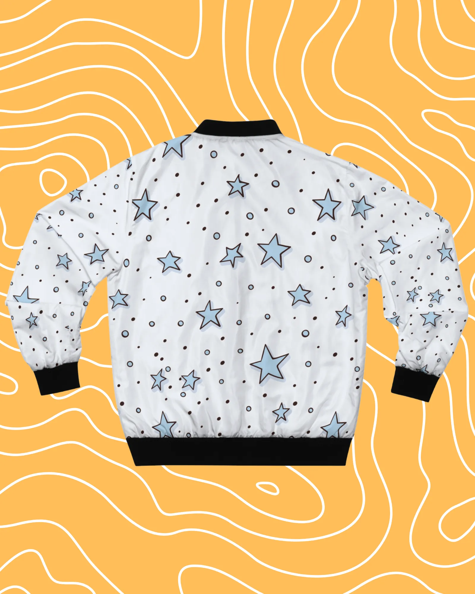 Kids Unisex Zipper Jacket - Little Stars