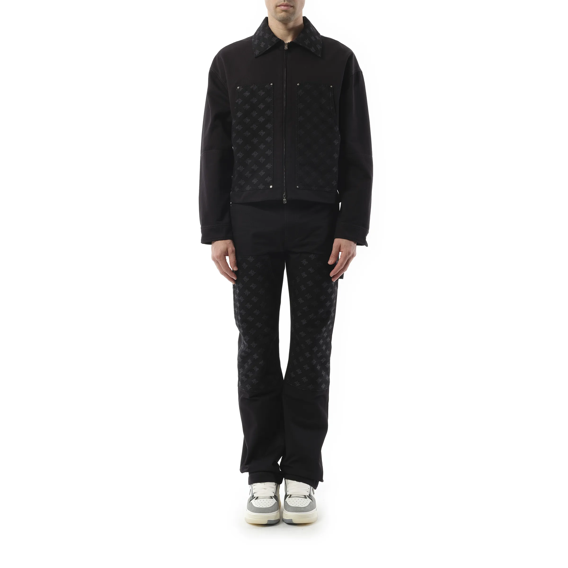 MA Quad Jacquard Work Jacket in Black