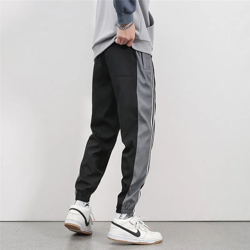 Men's Autumn Casual Striped Sweatpants | Plus Size