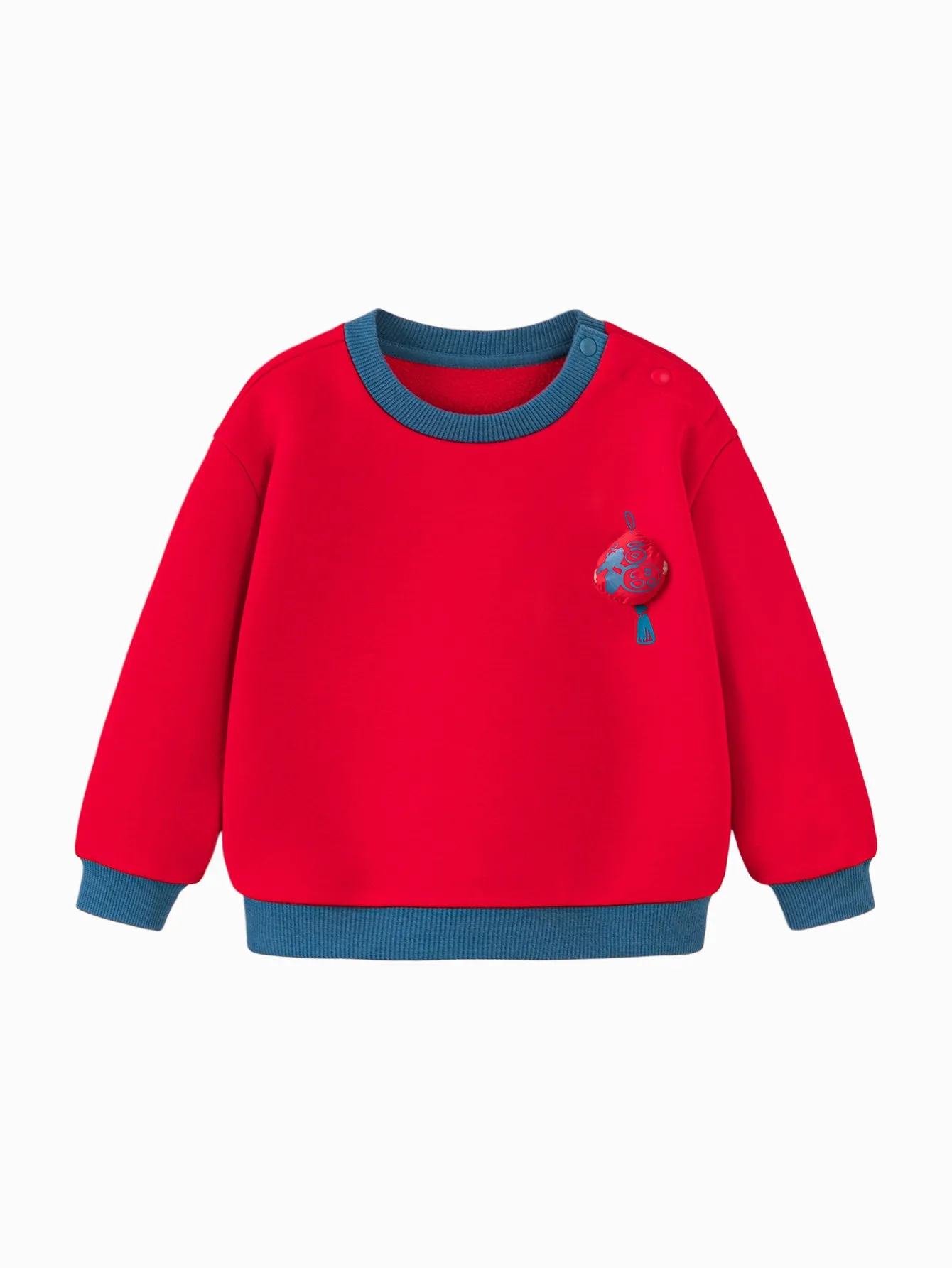 minibala Baby Unisex Comfortable plush warm New Year greetings sweater winter