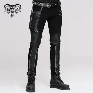 'Mondo Bizarro' Fitted Punk Trousers