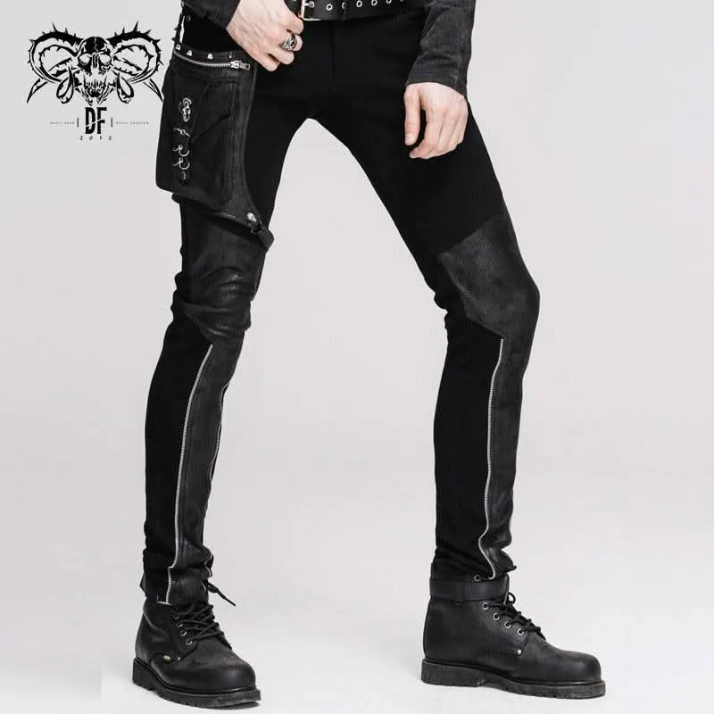 'Mondo Bizarro' Fitted Punk Trousers