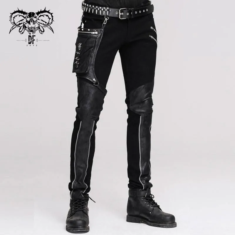 'Mondo Bizarro' Fitted Punk Trousers