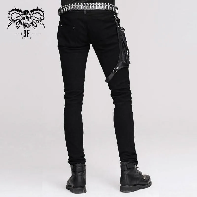 'Mondo Bizarro' Fitted Punk Trousers