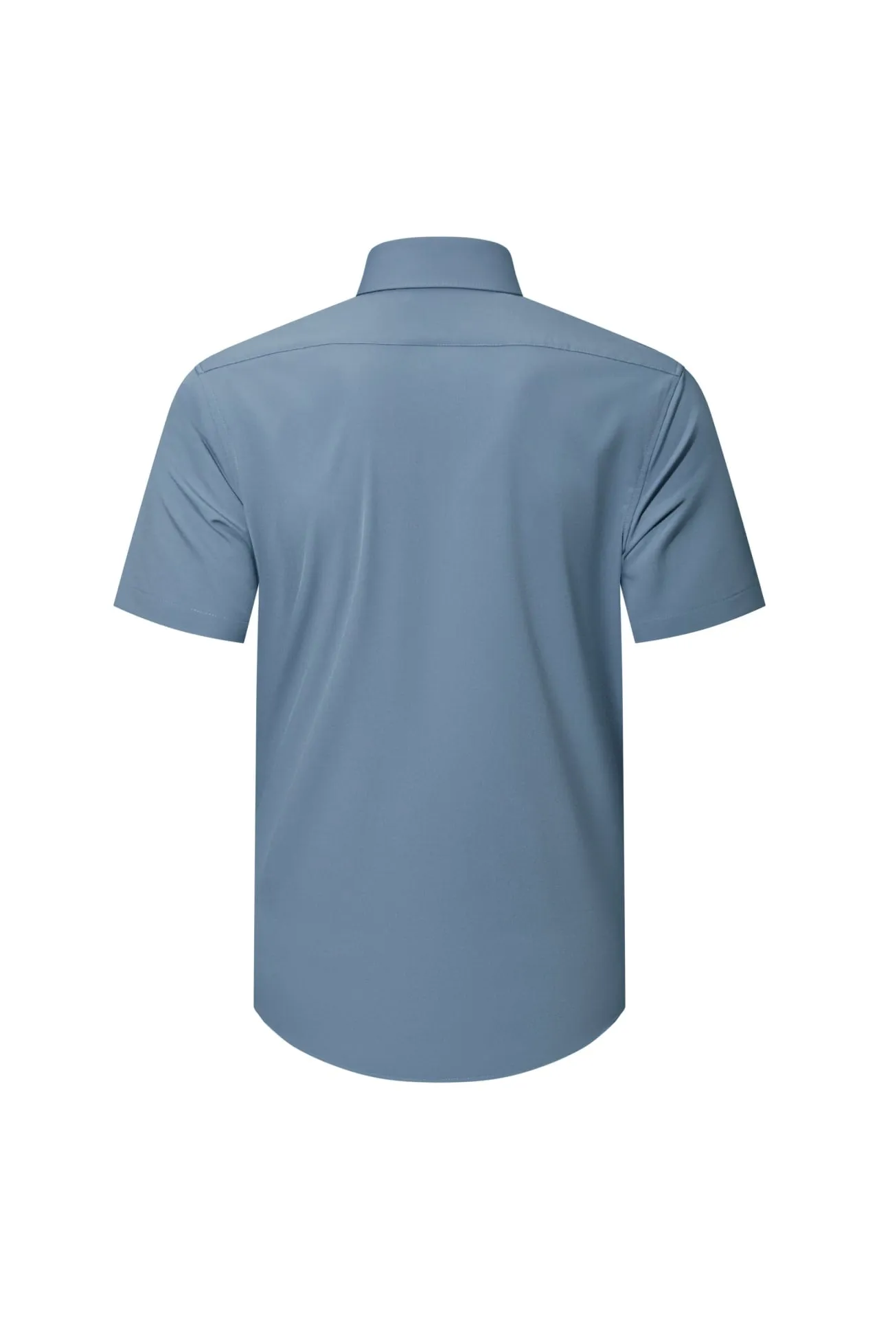 Non-Iron Quick Dry Smart Fit Poplin Short Sleeve Shirt