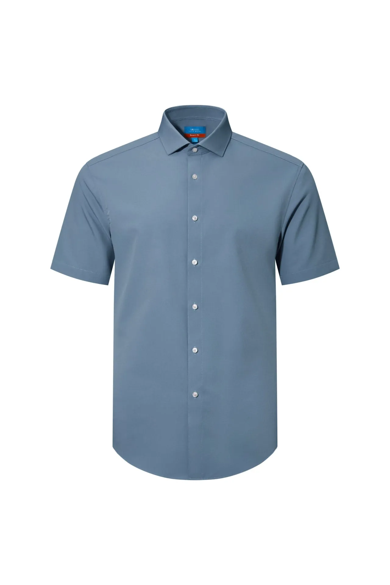 Non-Iron Quick Dry Smart Fit Poplin Short Sleeve Shirt