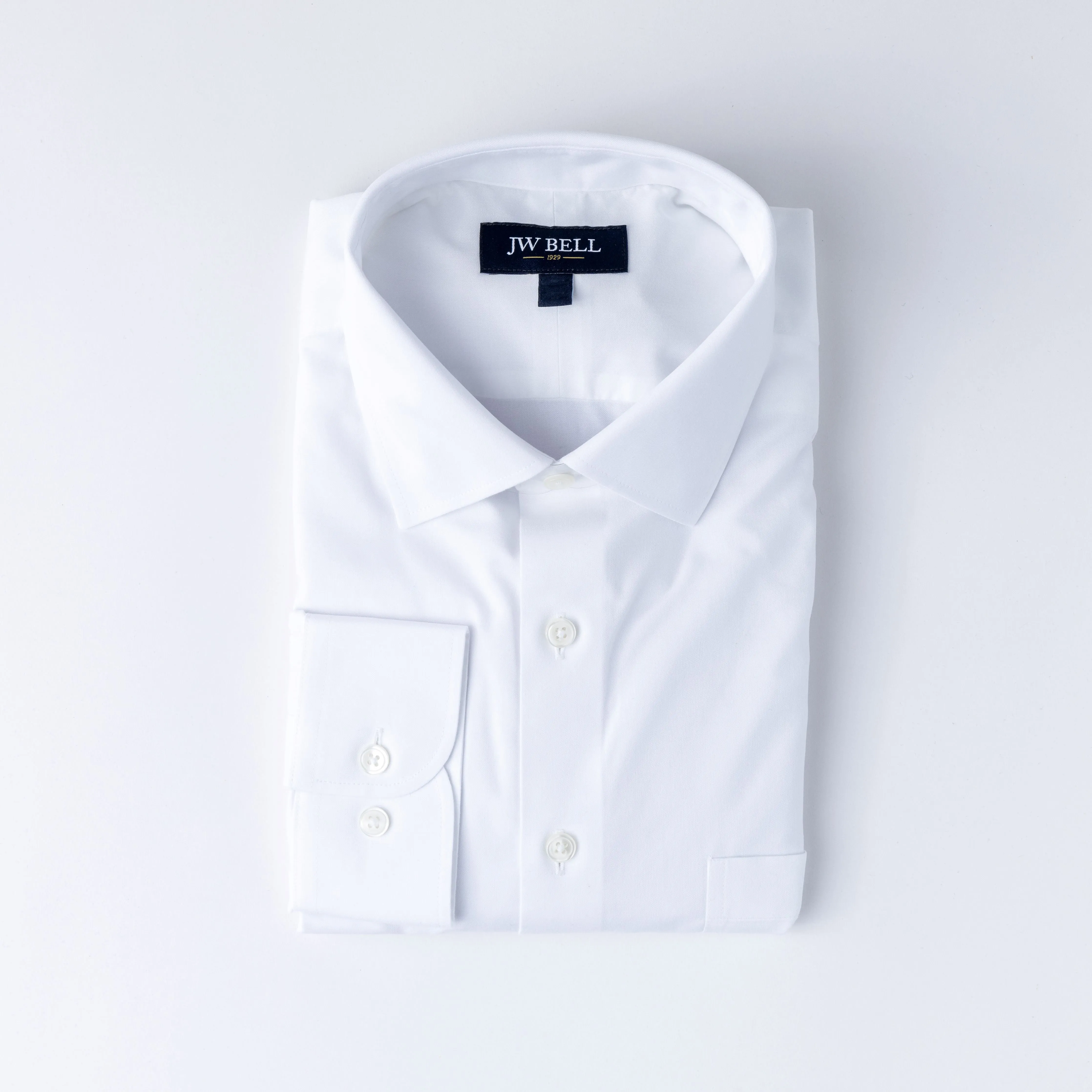 Non-Iron Spread Collar Dress Shirt
