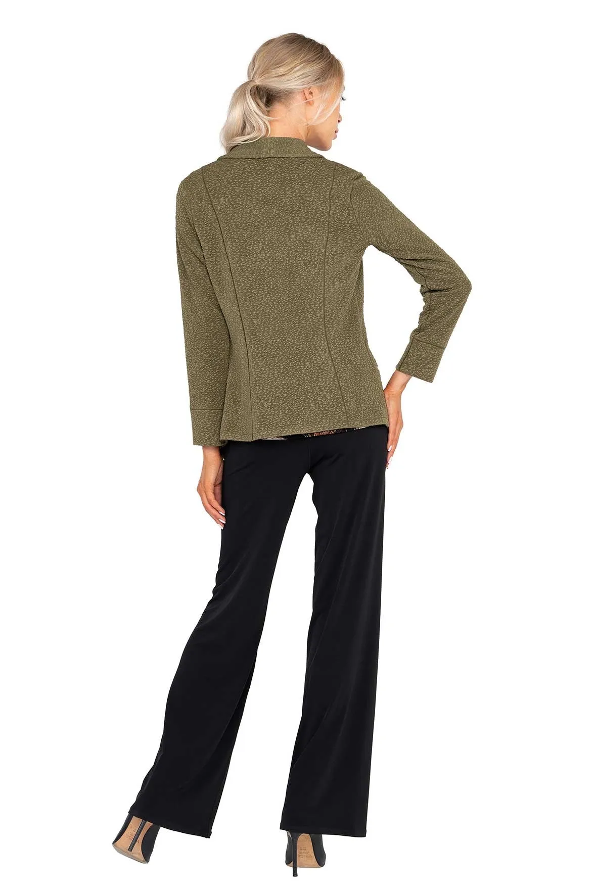 Peplum Zipper Jacket