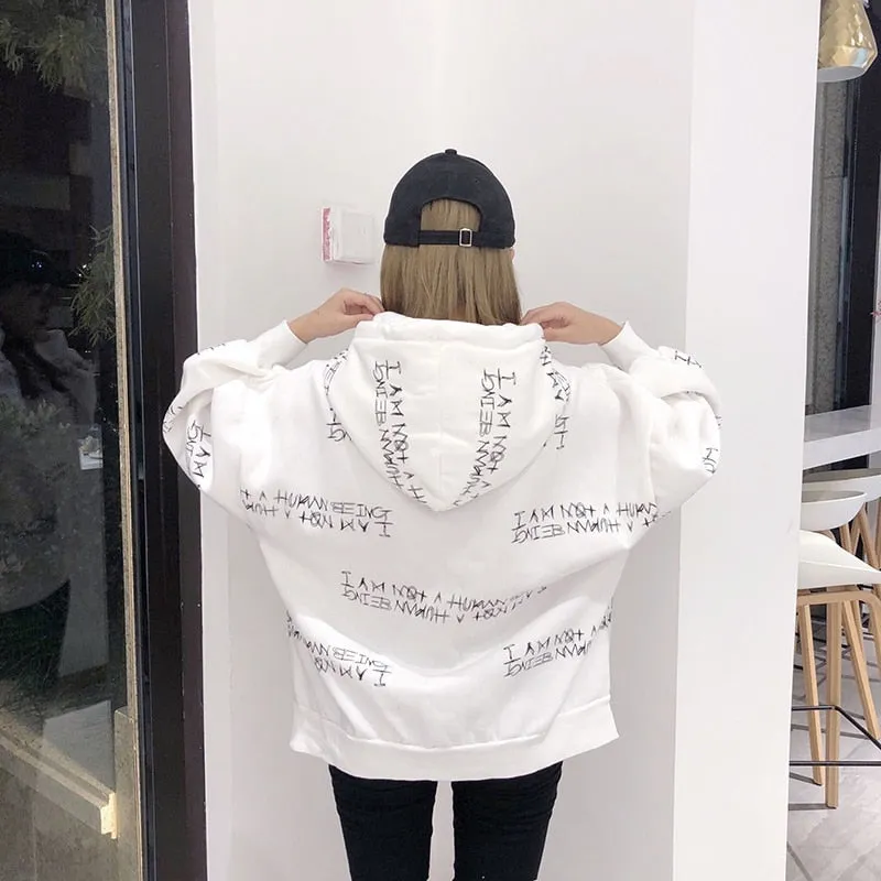 "I Am Not A Human Being" Hoodie