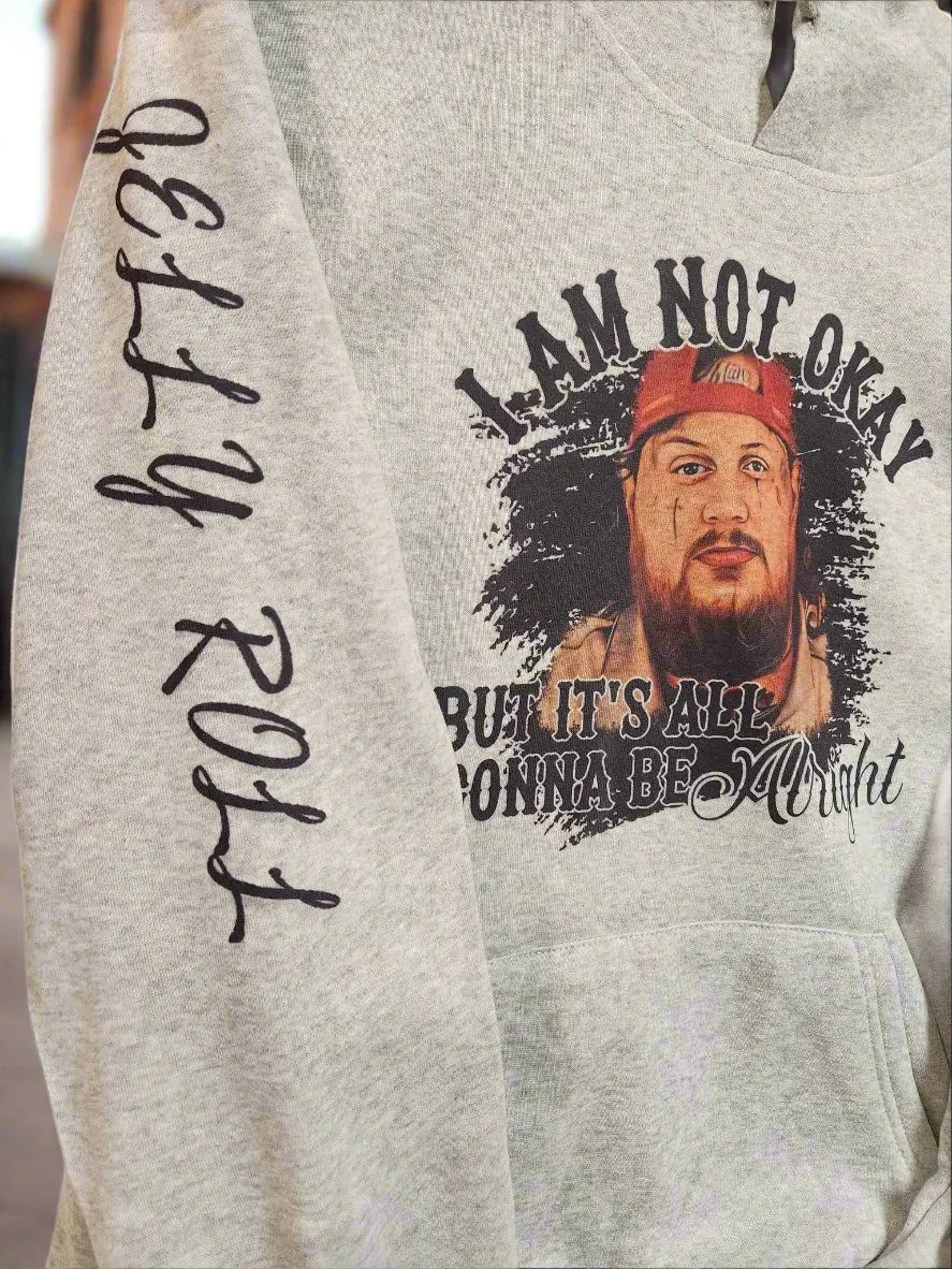 "I'm Not Ok, But I'm Gonna Be Fine" Woman's Hoodie.