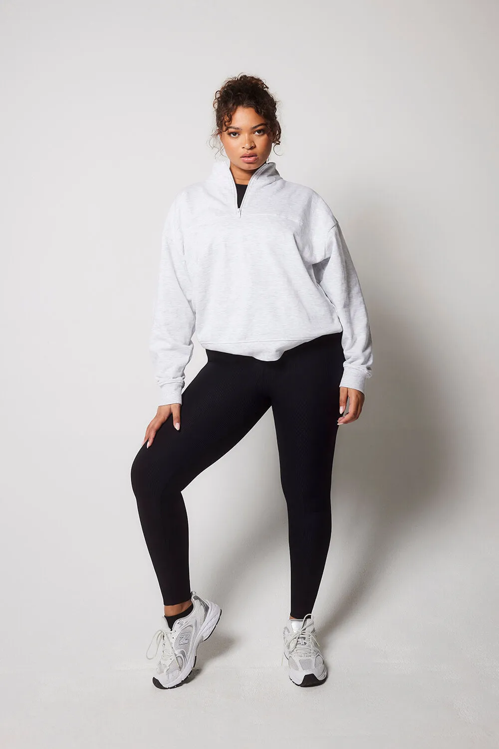 Ribbed Leggings - Black