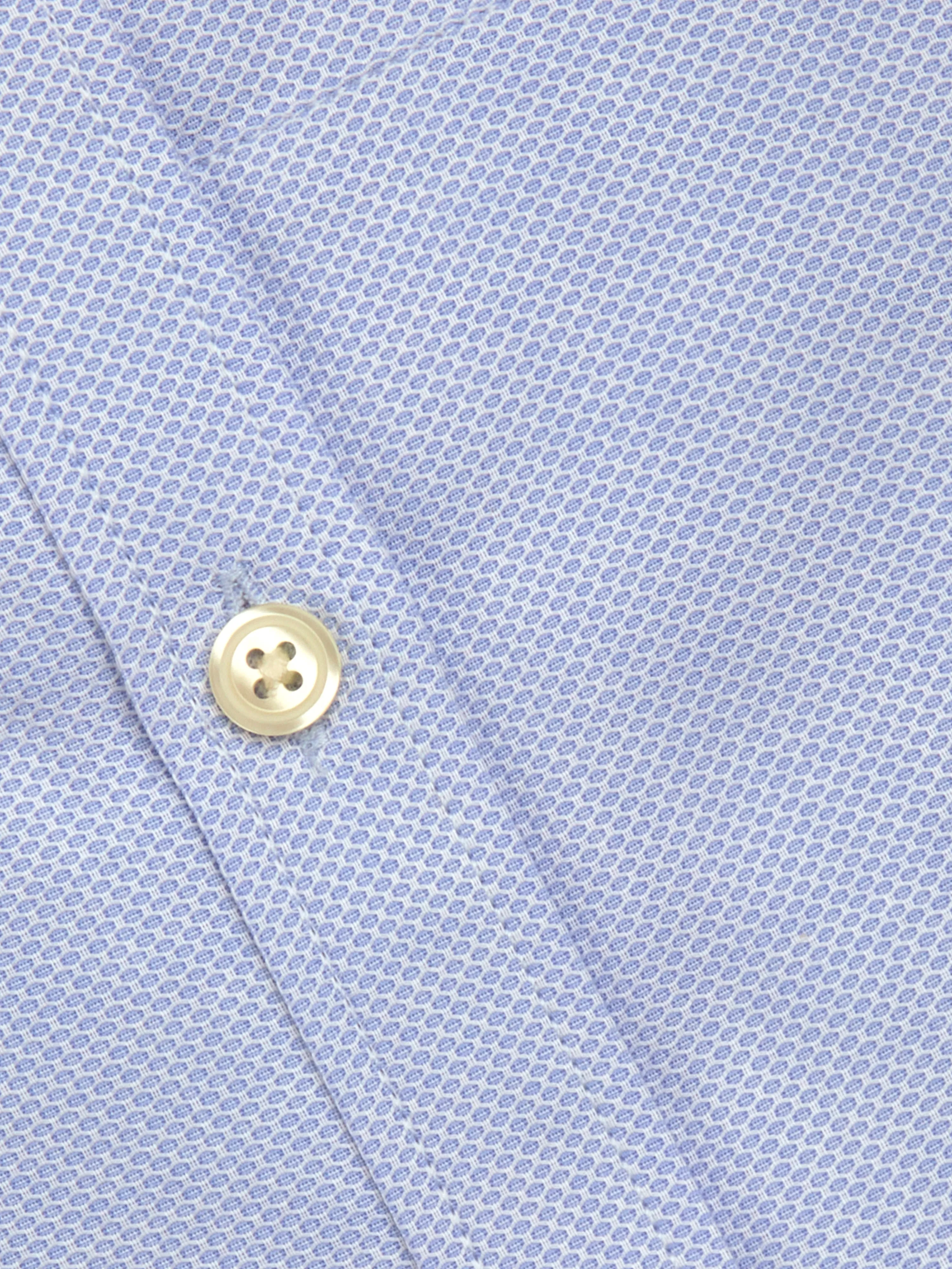 Sky Blue Sloane Cotton Bib Grandad Shirt