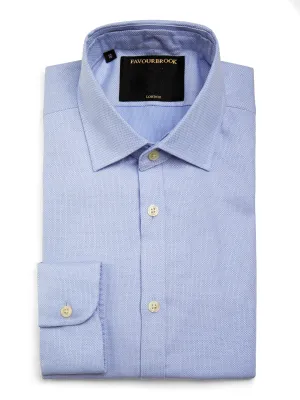 Sky Blue Sloane Cotton Bib Grandad Shirt