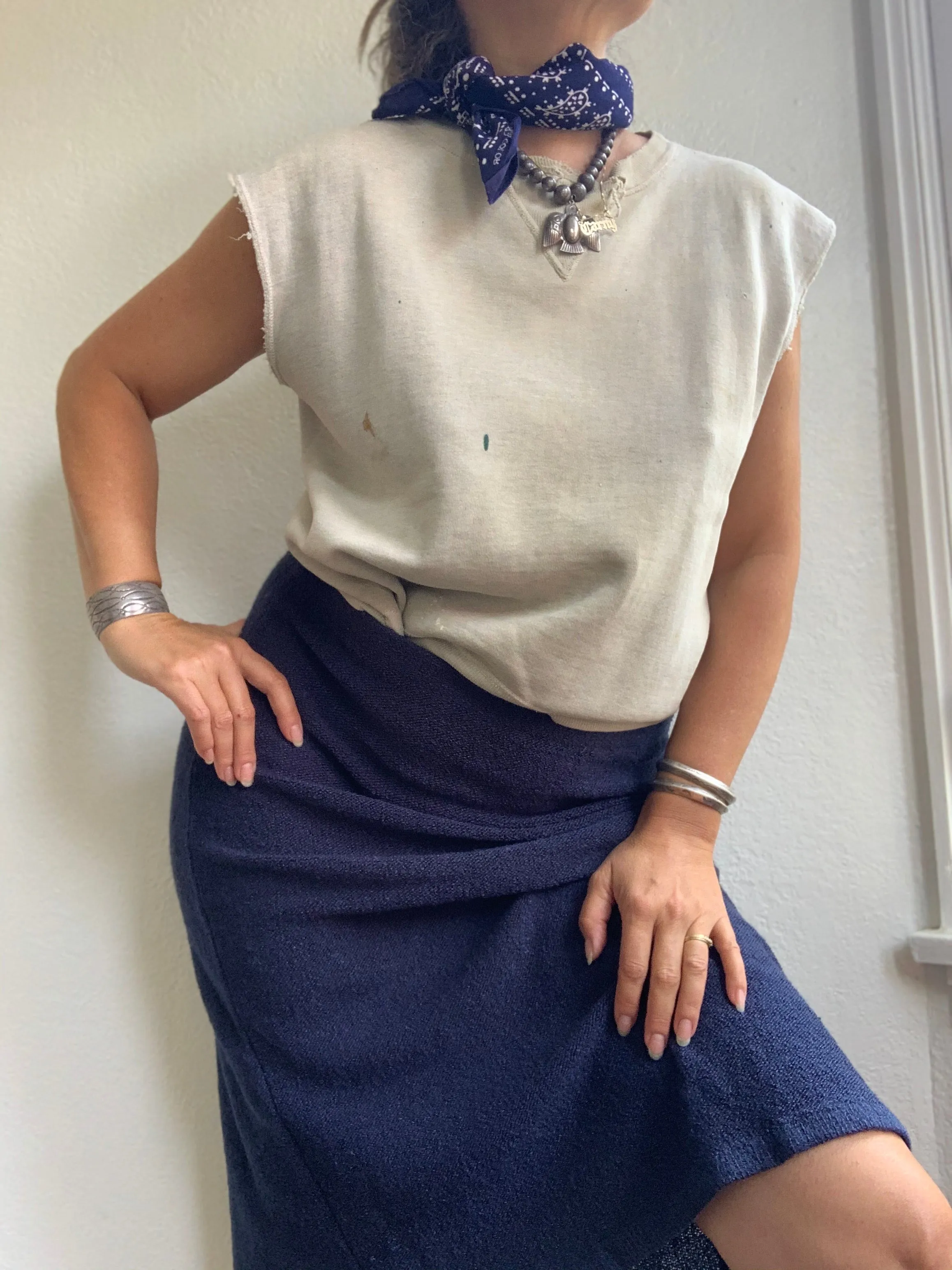 Sleeveless Sweatshirt