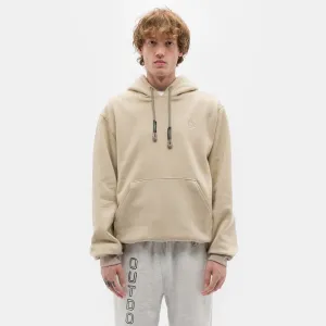 Stack Logo Embroidered Hoodie in Khaki
