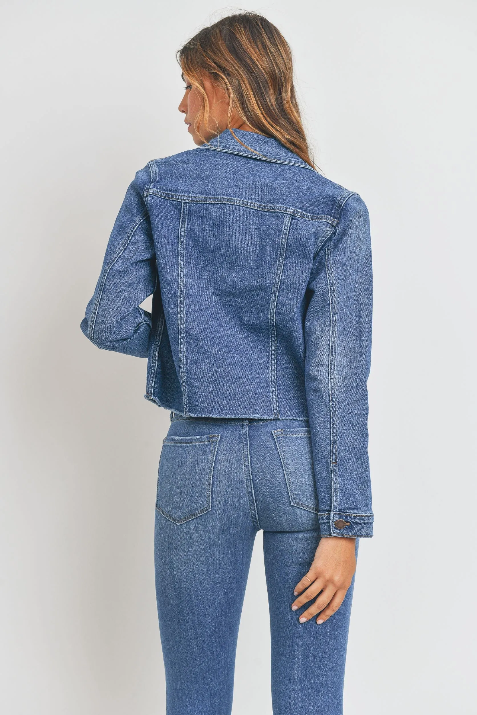 The ‘Clean Jacket W/ Fray’