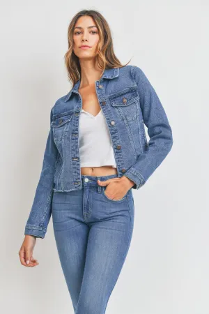 The ‘Clean Jacket W/ Fray’