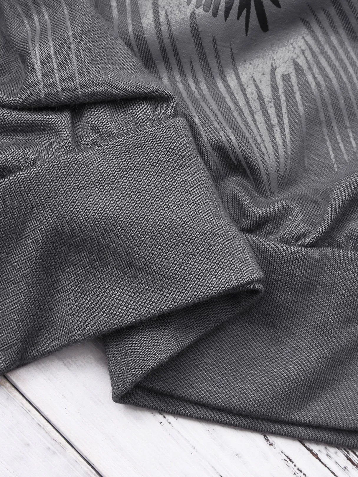 Wholesale Round Neck Cold Shoulder Short Sleeve Printed T-Shirts