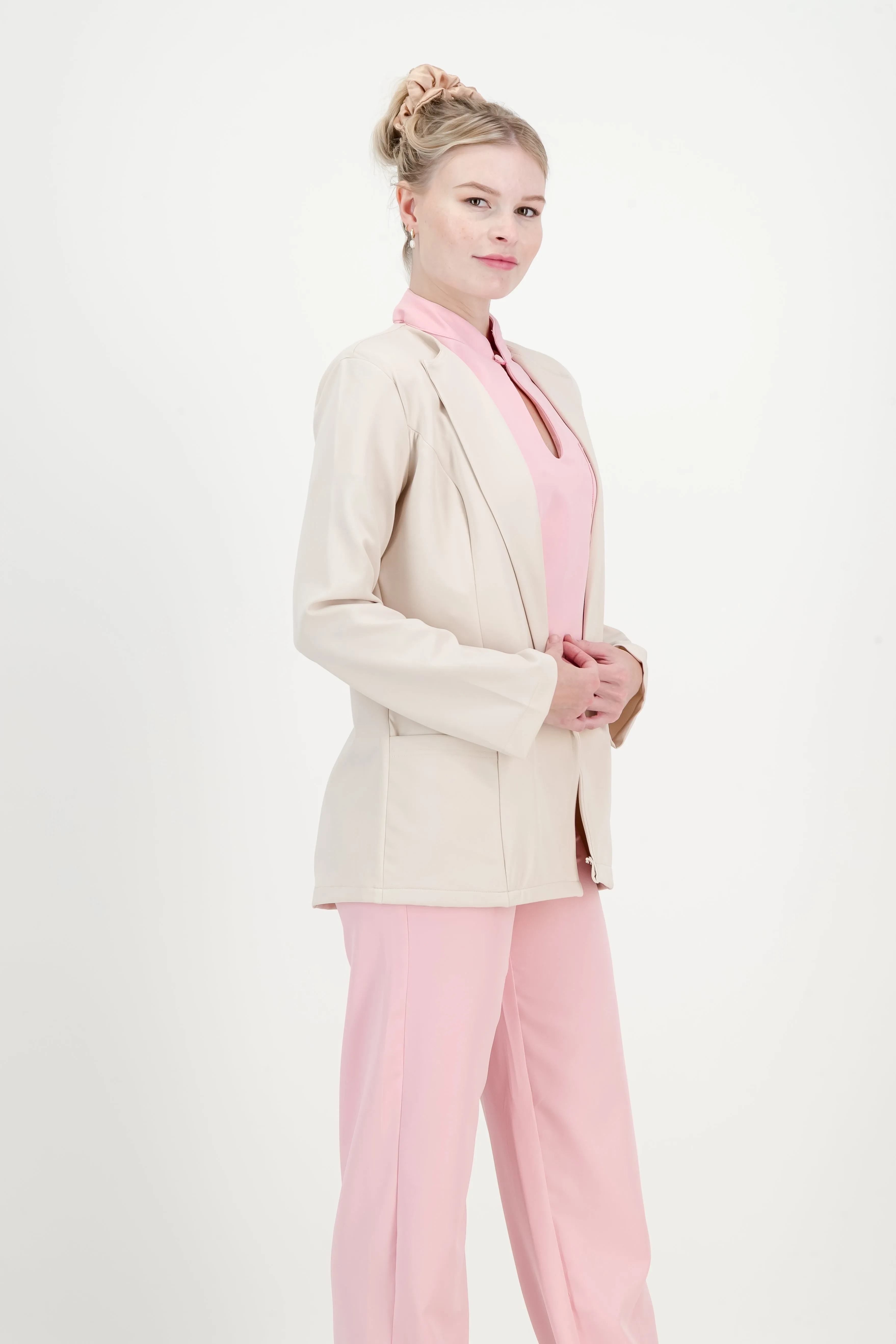 Women's Blazer - Light Sand
