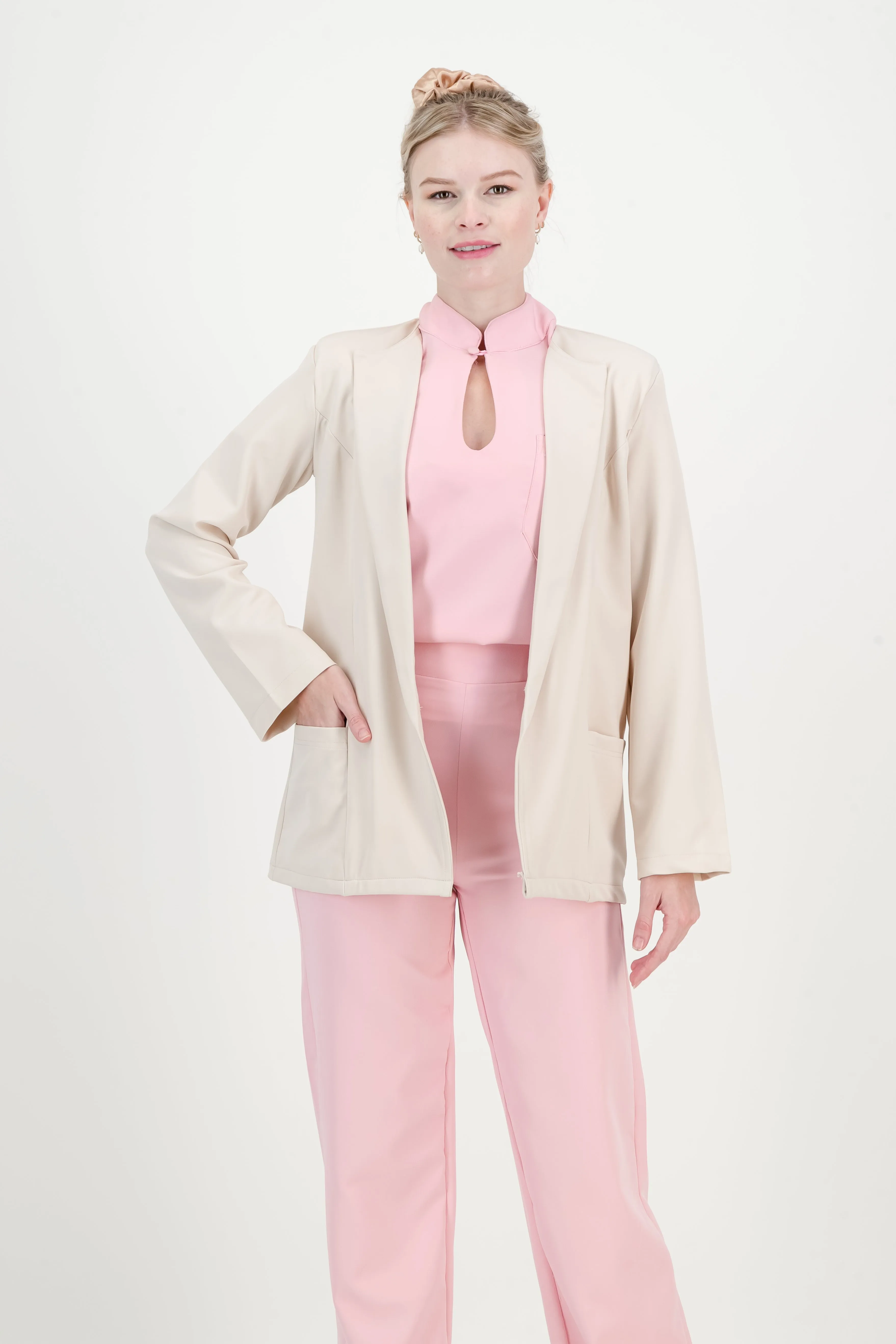 Women's Blazer - Light Sand