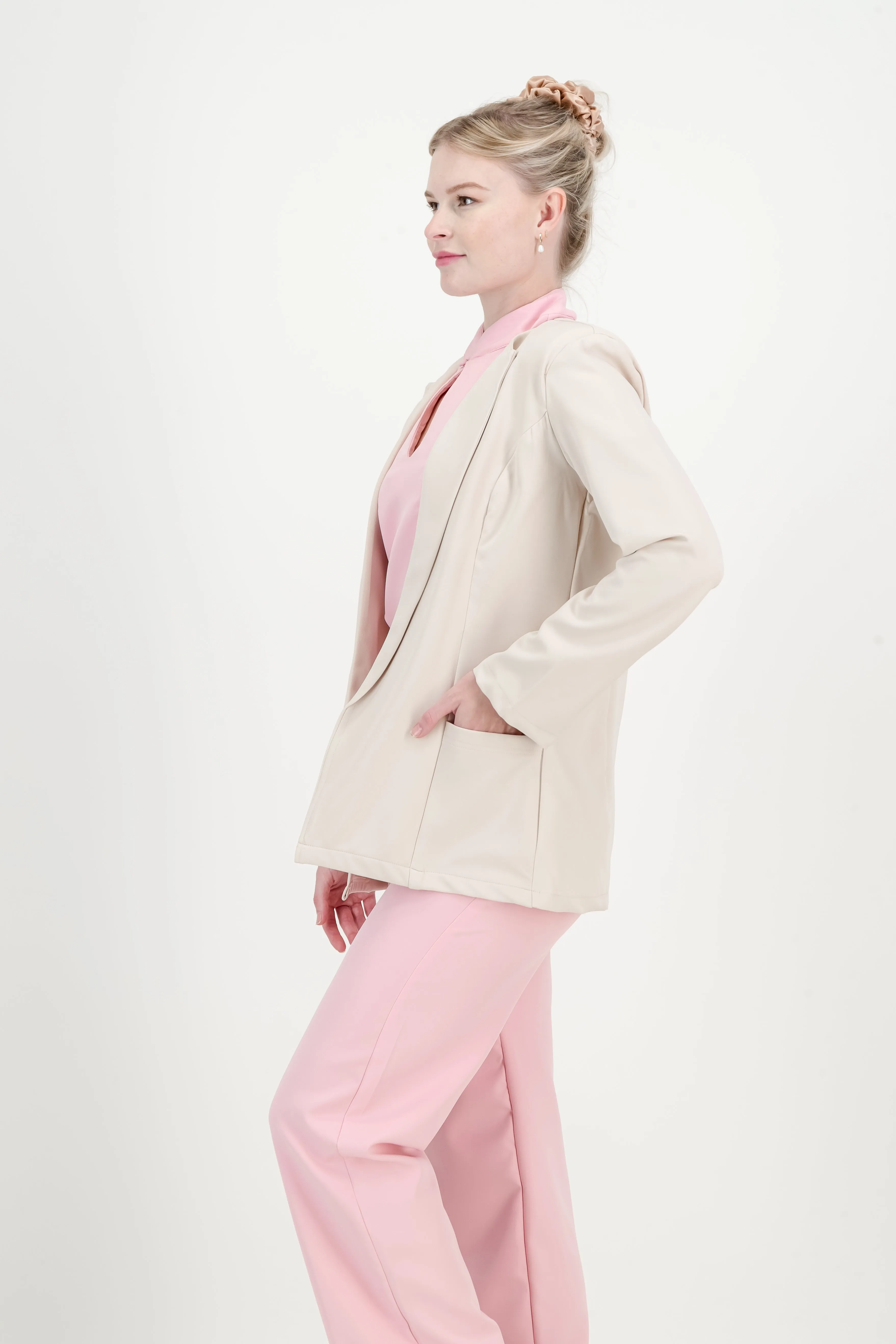 Women's Blazer - Light Sand