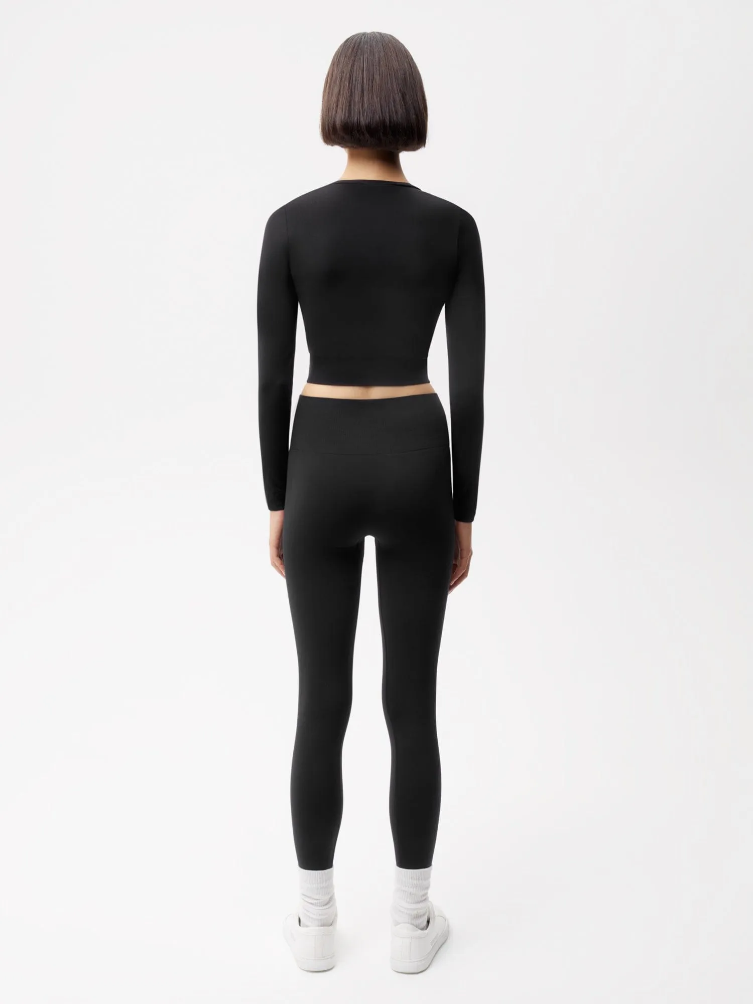 Women's Plant-Stretch Compressive LeggingsBlack