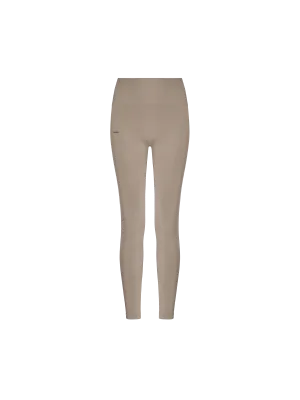 Women's Plant-Stretch Compressive Leggings—Taupe